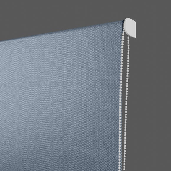 Ashley Blue Blackout Roller Blind Dunelm