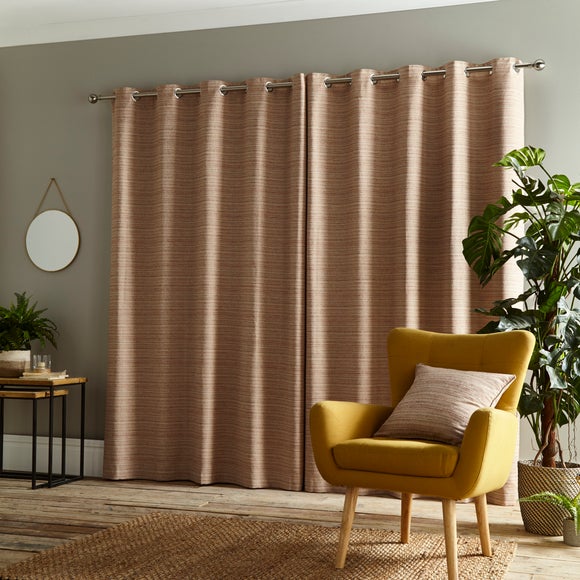 Retreat Rust Eyelet Curtains Dunelm