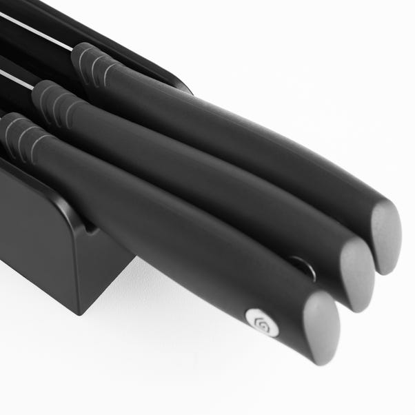 Brabantia Tasty+ Grey Drawer Knife Block Set | Dunelm