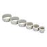 Dunelm Set of 6 Round Cookie Cutters Silver