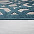 Oro Blue Circle Geometric Indoor Outdoor Rug Oro Blue undefined