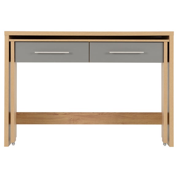 seville slider desk grey