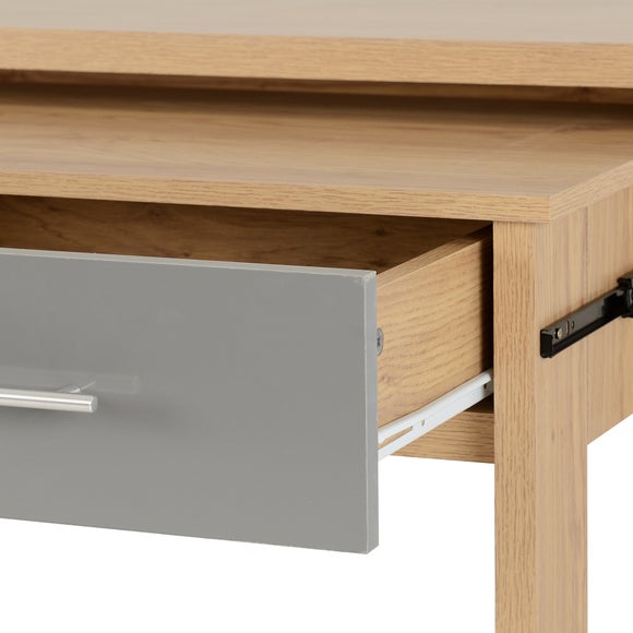 seville slider desk grey