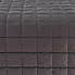 Velvet Grey Square Grid Stitch Bedspread  undefined