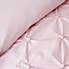 Pintuck Pink Polka Dot 100% Cotton Duvet Cover and Pillowcase Set Pink