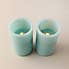 Set of 2 Seagrass Scented LED Candles Clear