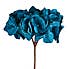 Artificial Diamonmd Velvet Hydrangea Teal 77cm Teal (Blue)