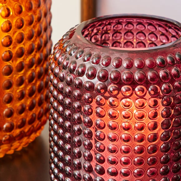 Amber Large Retro Vase Dunelm