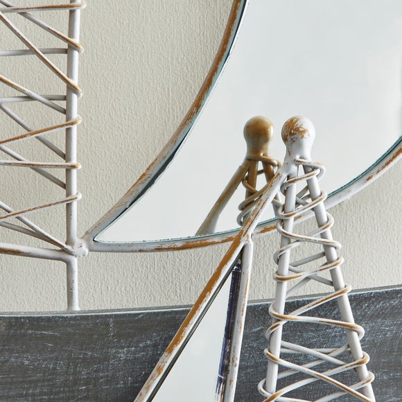 Mirrored Boats Wall Art Dunelm