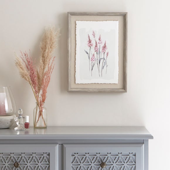 Pink Flowers Framed Print | Dunelm