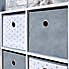 Grey Star 4 Cube Storage Unit White