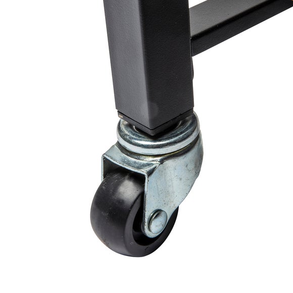 Ashwell Black Kitchen Trolley Dunelm