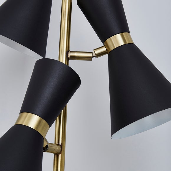 dunelm black floor lamp