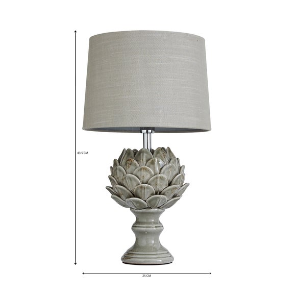 artichoke lamp dunelm