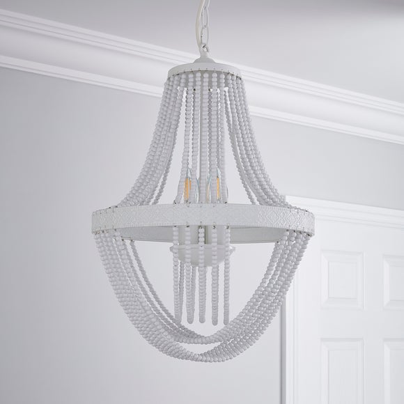 Ethel Beaded Chandelier Dunelm