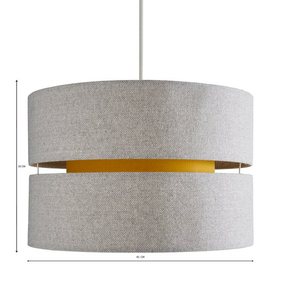 dunelm ochre lampshade