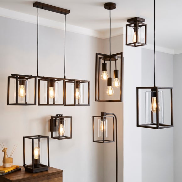 industrial style lighting dunelm