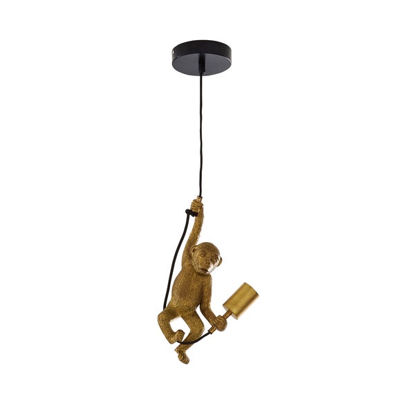 hanging monkey ceiling light