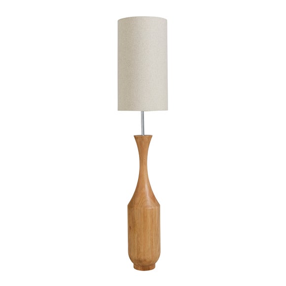 dunelm wooden lamp