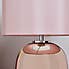 Seychelles Mini Blush Pink Table Lamp Blush (Pink)
