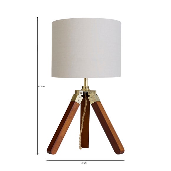 tripod table lamp dunelm