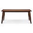 Berkely Dining Table with 6 Chairs Walnut (Brown)