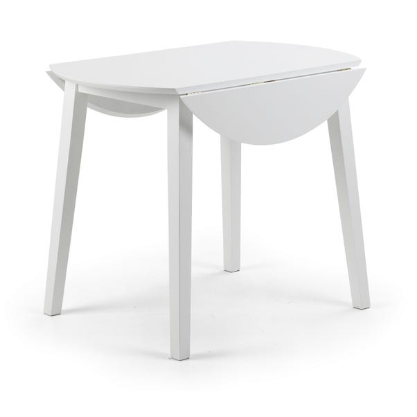 Coast White Dining Table with 4 Chairs | Dunelm