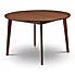 Farringdon Dining Table with 4 Chairs Walnut (Brown)