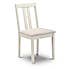 Rufford Two Tone Dining Table and 4 Ivory Chairs Ivory