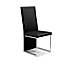 Tempo Dining Table with 6 Tempo Chairs Black