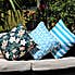 Aruba Blue Water Resistant Outdoor Cushion Blue
