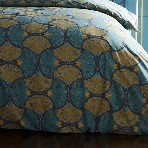 riva decora teal duvet cover