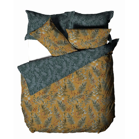 riva mazari mustard duvet cover