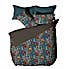 Paoletti Riva Bloom Teal 100% Cotton Duvet Cover and Pillowcase Set Teal (Blue) undefined