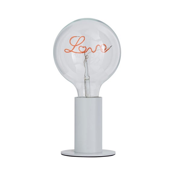 eban white table lamp