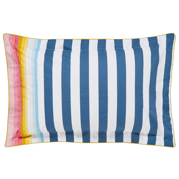 Joules Cambridge Striped 100 Cotton Duvet Cover and Pillowcase Set Dunelm