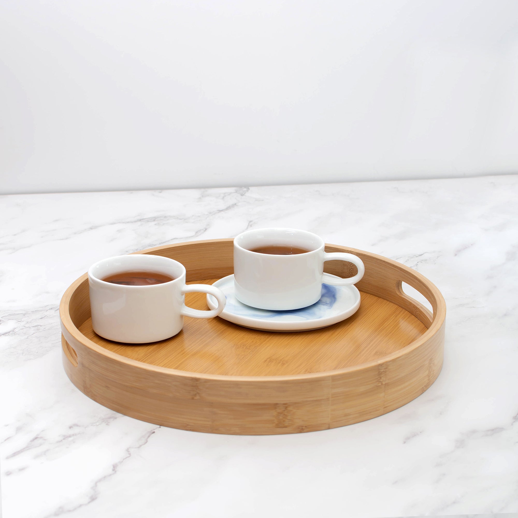 Round Bamboo Tray | Dunelm