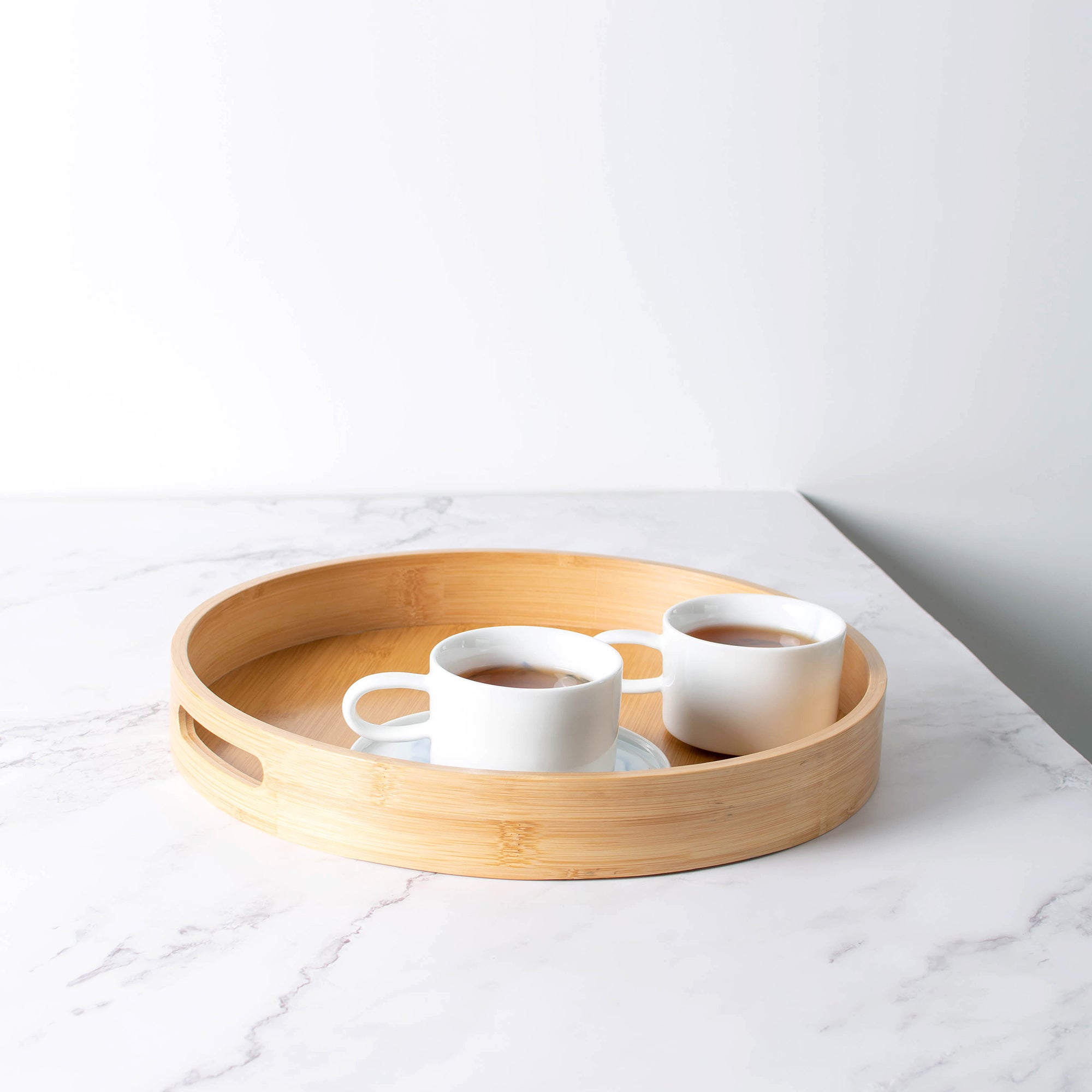 Round Bamboo Tray | Dunelm