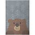 Cute Bear 100cm x 150cm Rug Cute Bear Grey Brown