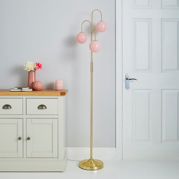 Gigi White Floor Lamp Dunelm