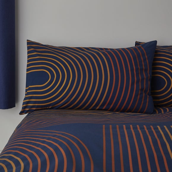 meyer blue duvet cover and pillowcase set