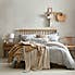 Jett Grey 100% Organic Cotton Double Sided Duvet Cover and Pillowcase Set  undefined