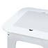 Kids White Table and Chair Set White