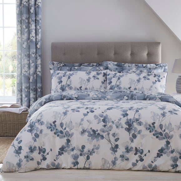 Honesty Navy Oxford Pillowcase Dunelm
