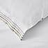 Dorma Purity Chesten 300 Thread Count Cotton Sateen Pillowcase Pair White