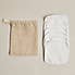 Bamboo Blend Pack of 7 Face Cloths with a White Cotton Bag Bamboo