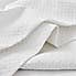Dorma Purity Cardinham 100% Cotton White Throw  undefined
