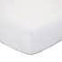 Pack of 2 100% Organic Cotton Fitted Sheets Organic Cotton White undefined