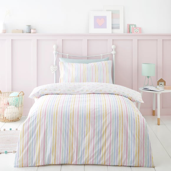 striped seersucker duvet cover