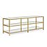 Claudia Gold Effect Wide TV Stand Gold